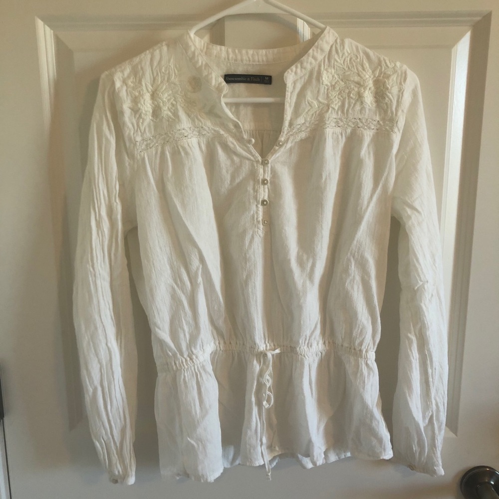 Abercrombie and Fitch Embroidered Blouse